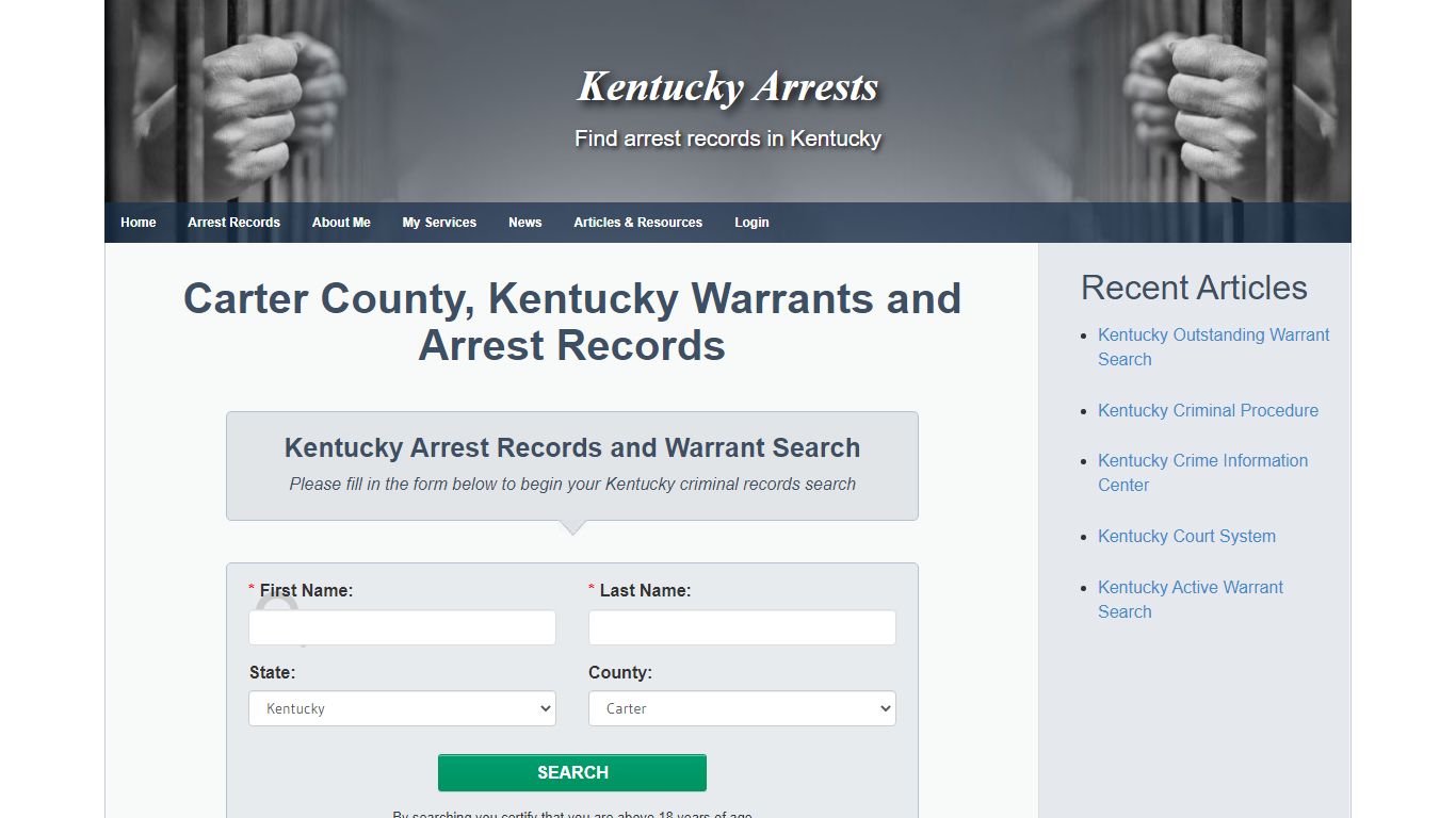 Carter County, Kentucky Warrants and Arrest Records ...